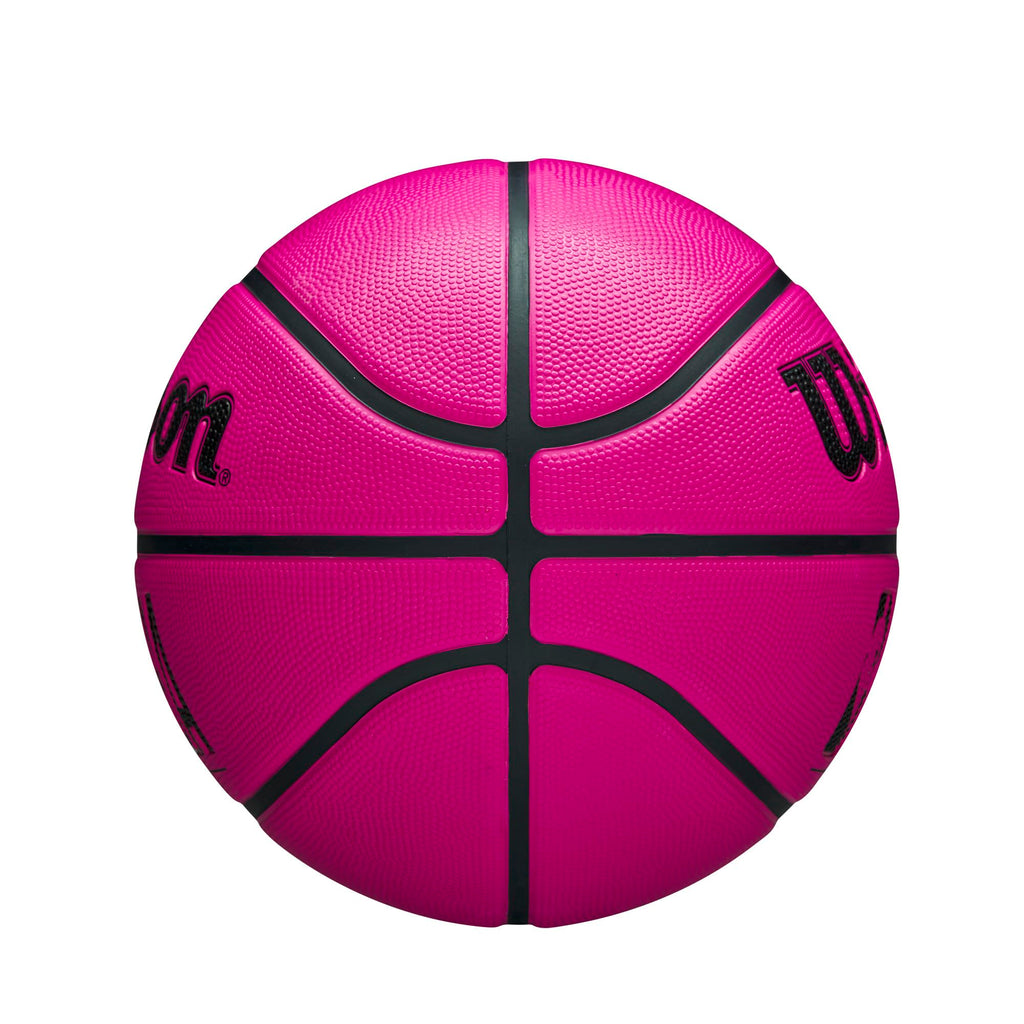 WILSON NBA DRV OutdoorBasketball with Pump - Pink,Size 6-28.5"