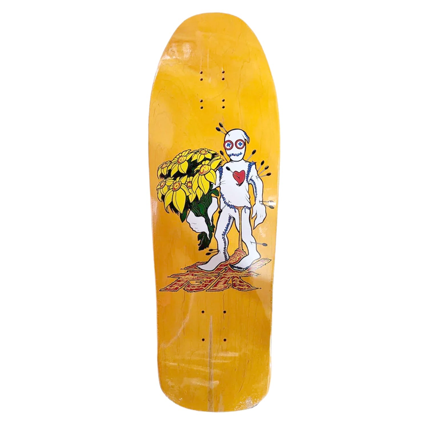 Dogtown Skateboard Complete Bryce Kanights Flower Guy Yellow 10.12" x 31.87"