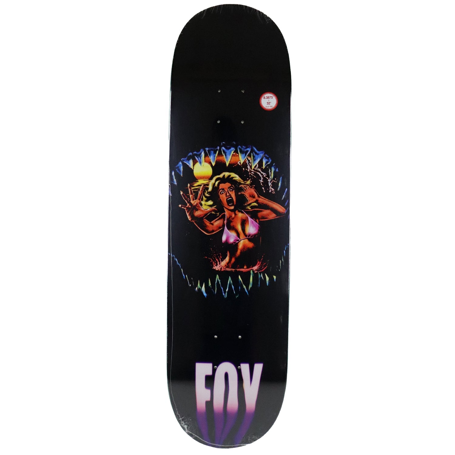 Deathwish Skateboard Complete Jamie Foy Jaws Black 8.38" x 32"