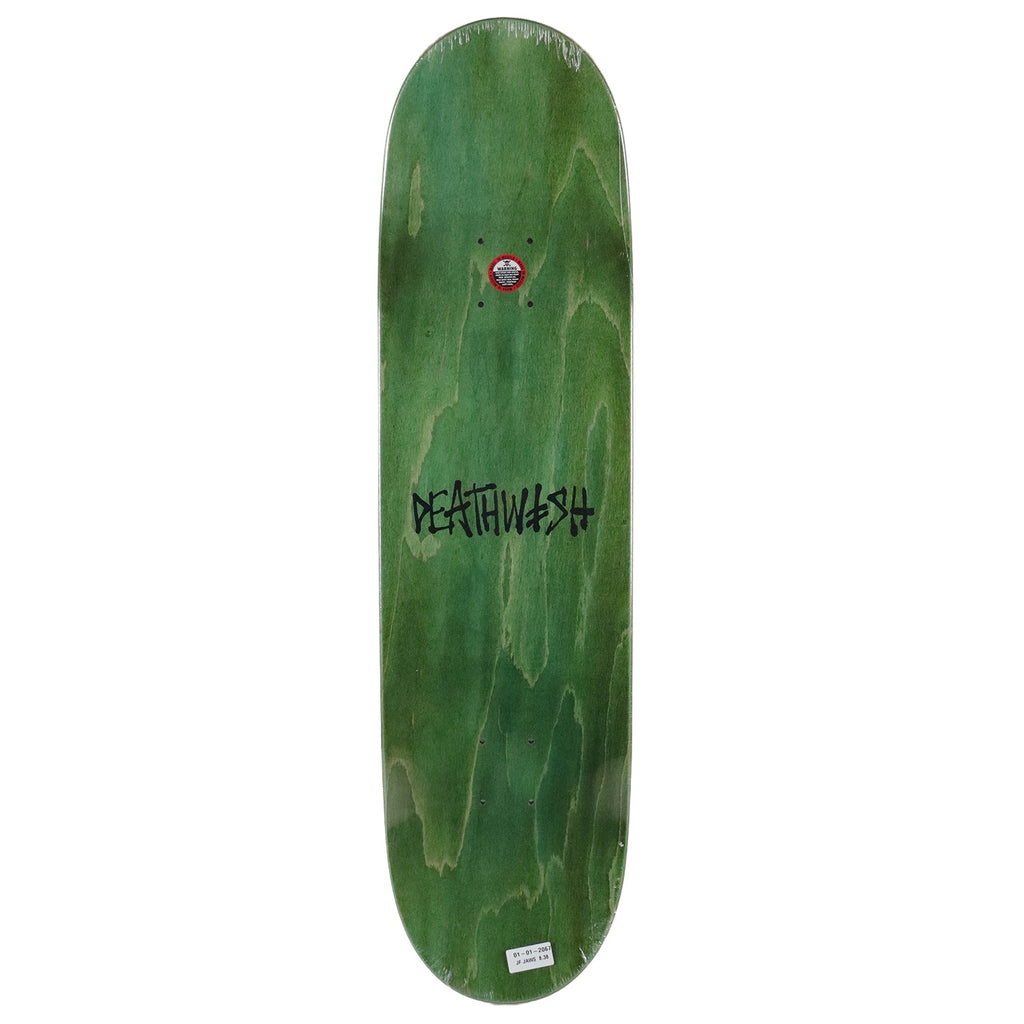 Deathwish Skateboard Deck Jamie Foy Jaws Black 8.38" x 32"