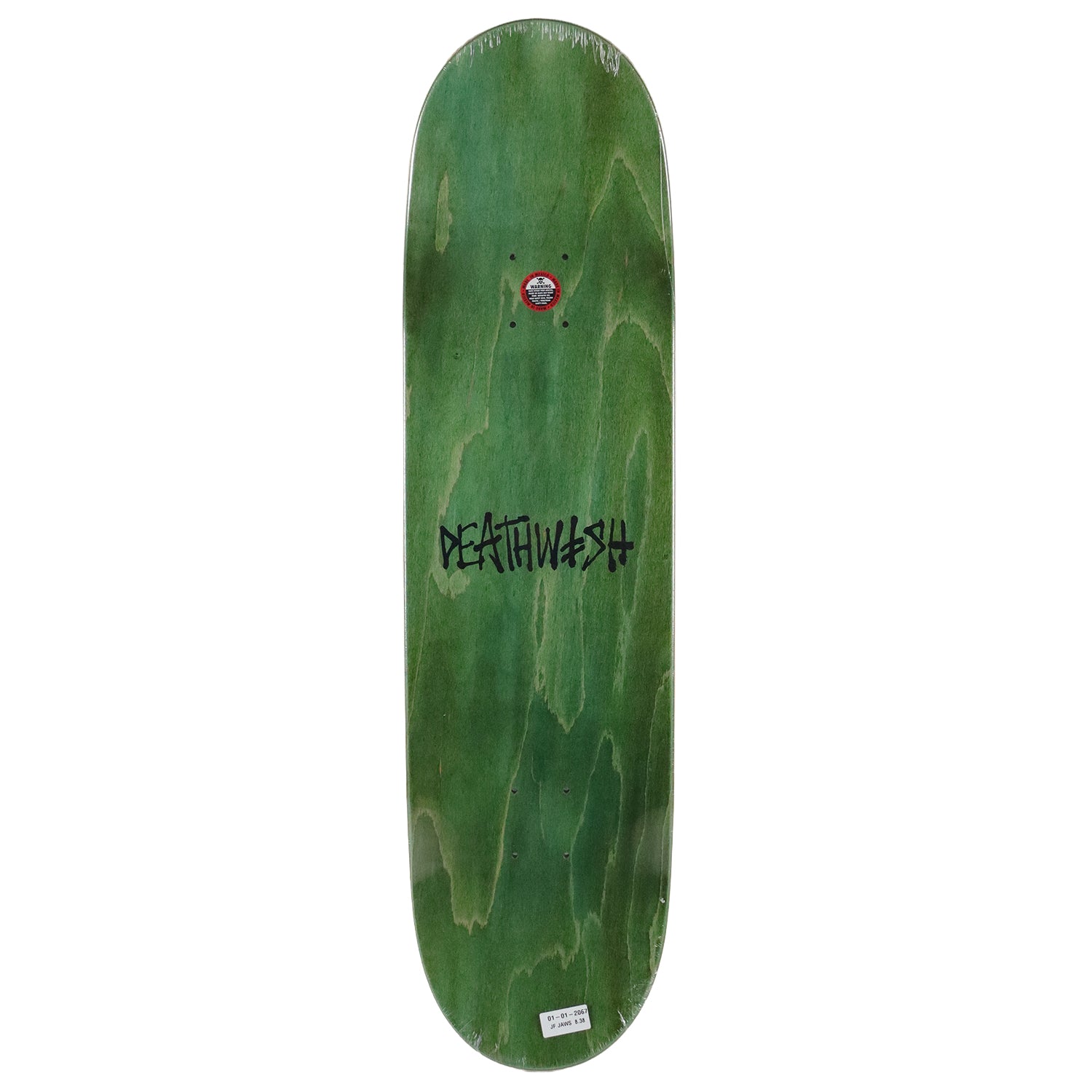 Deathwish Skateboard Deck Jamie Foy Jaws Black 8.38" x 32"