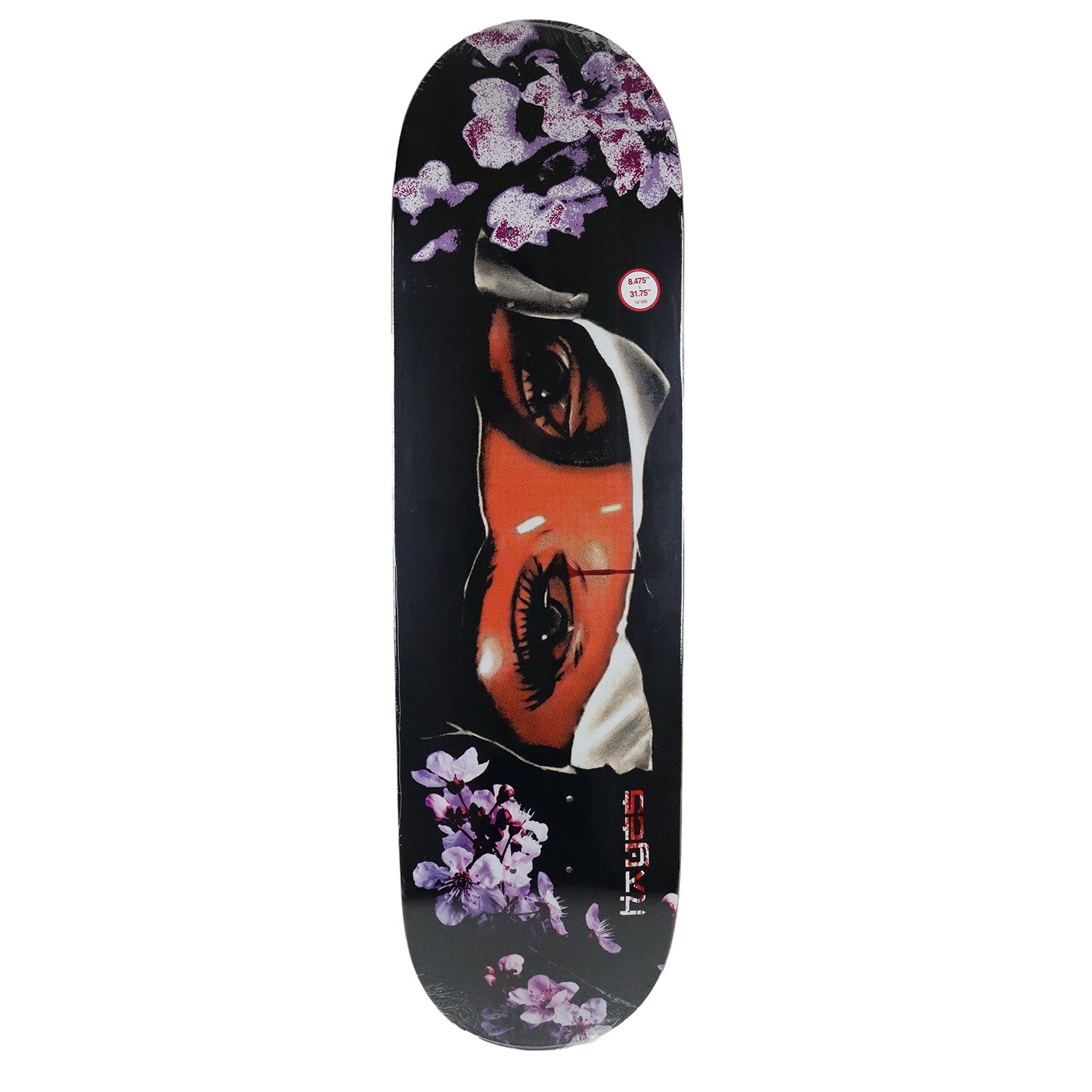 Deathwish Skateboard Deck Jake Hayes Blosson Black 8.475" x 31.75"