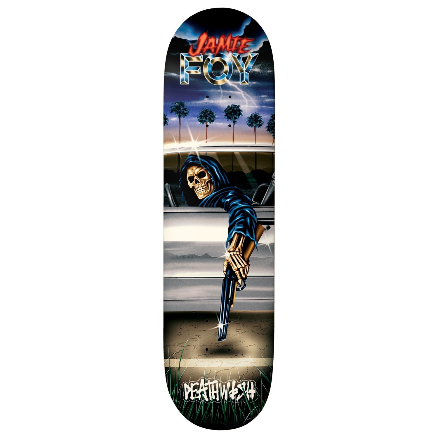 Deathwish Skateboard Complete Jamie Foy Samborgini Reaper 8.25" x 31.5"