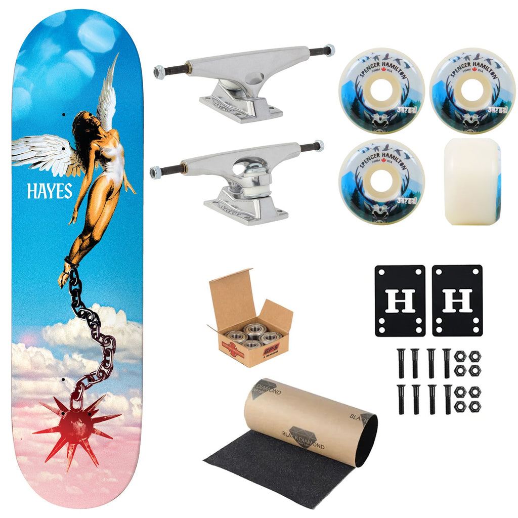 Deathwish Premium Complete Skateboard Hayes Ascension 8.6" Ft. Krux/Satori/Independent