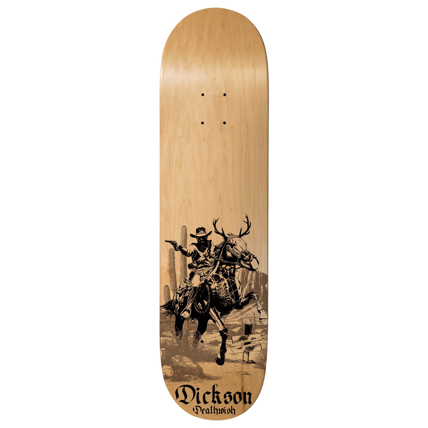 Deathwish Skateboard Complete Jon Dickson Hunt 8.25" x 31.5"