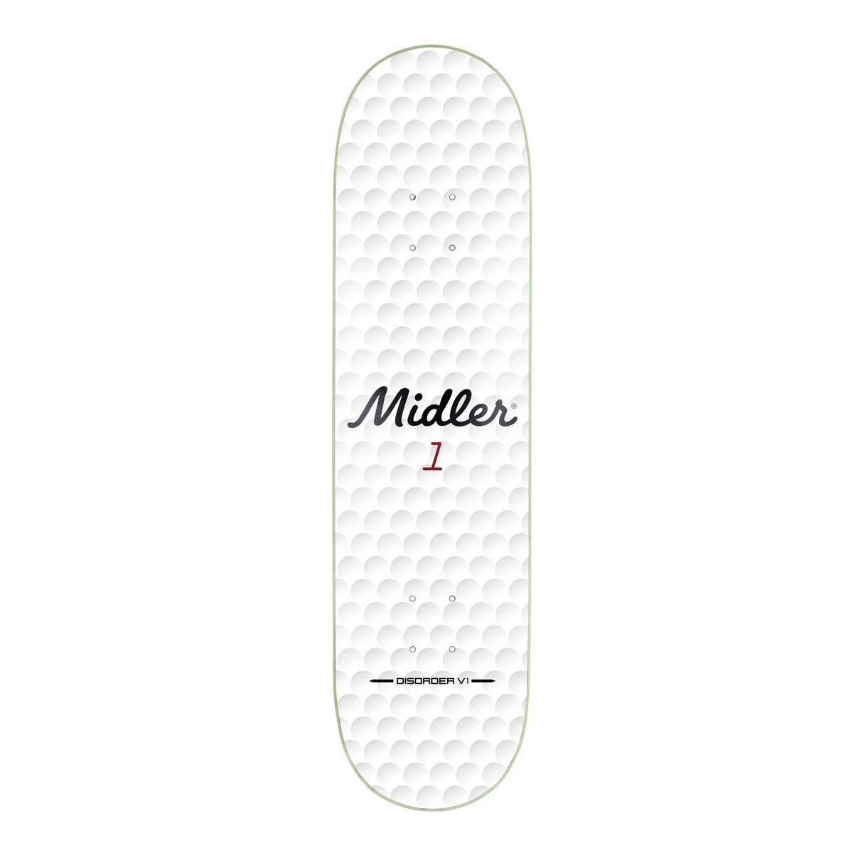 Disorder Skateboard Deck Alex Midler Optic 8.5" x 32"