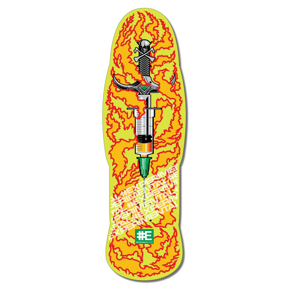 Everybody Skates Skateboard Deck Biggie Small Experimental 10.75" x 34.63"