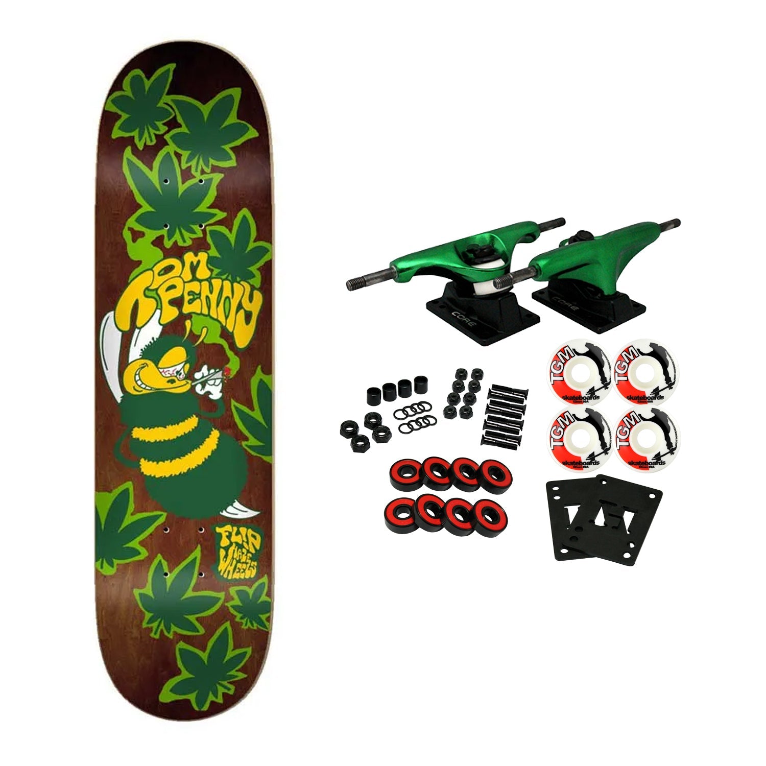Flip Skateboard Complete Penny High in a Haze 8.25" x 32.31"