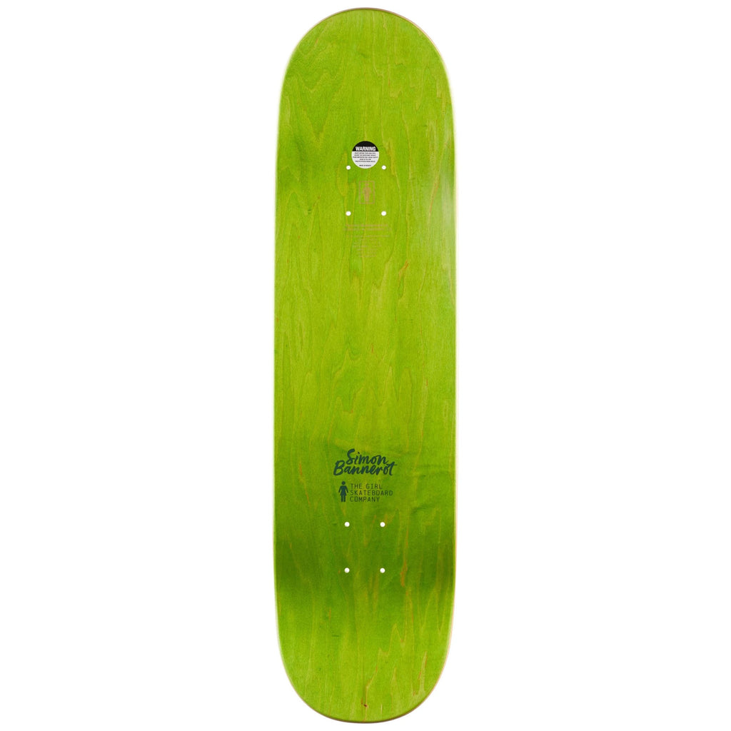 Girl Skateboard Deck Bannerot Traveler Blue 8.5" x 32"