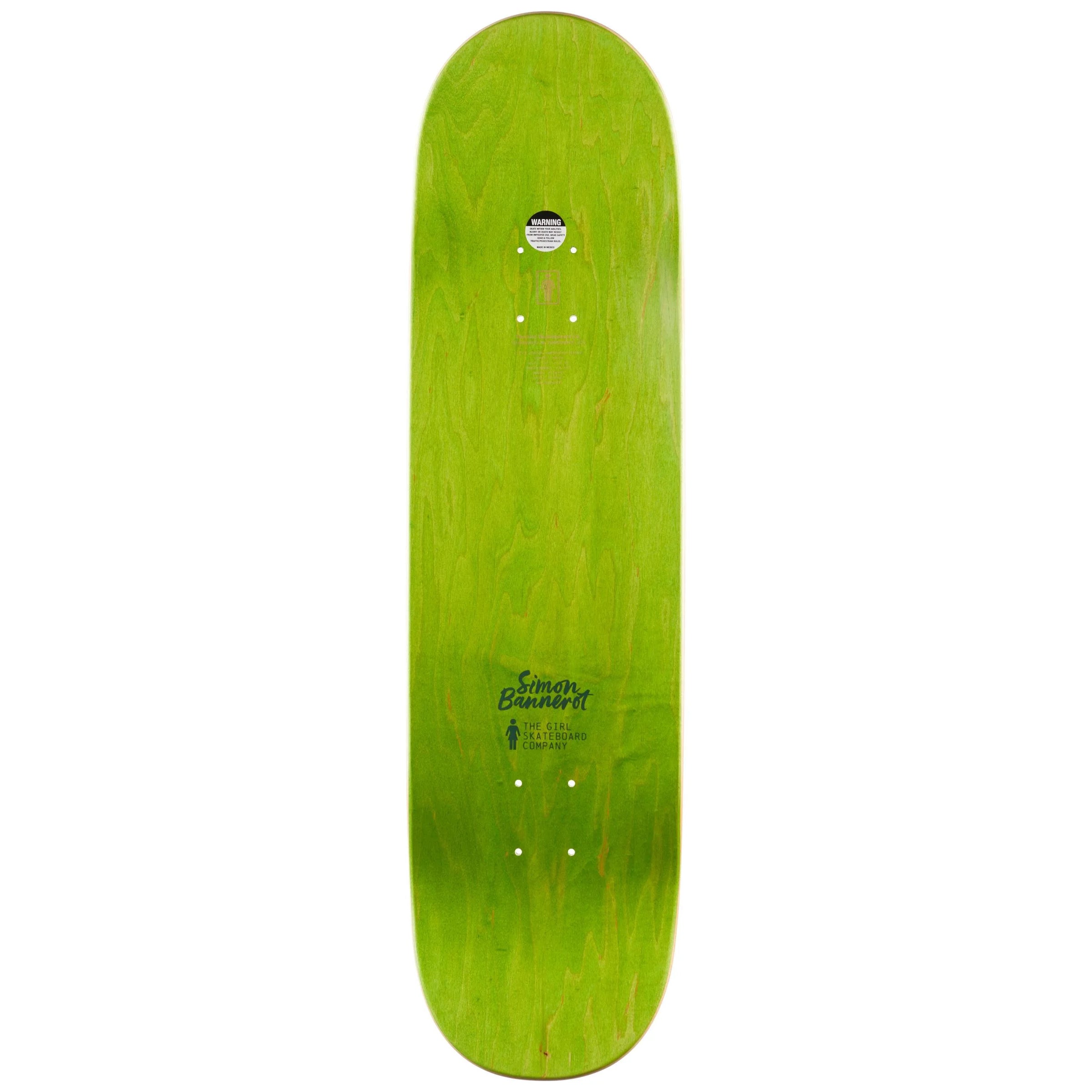 Girl Skateboard Deck Bannerot Traveler Blue 8.5" x 32"