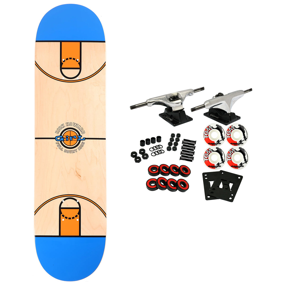 Girl Skateboard Complete Howard Full Court Twin 8.25" x 31.875"