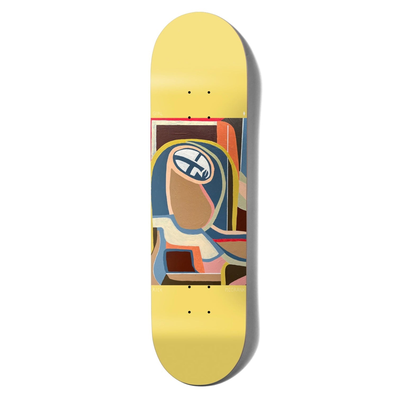 Girl Skateboard Deck McCrank Bar Girl Blues 8.0" x 31.875"