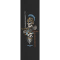 Powell Peralta Skateboard Griptape Dan Corrigan Chess Skulls 10.5" x 33" Black Sheet