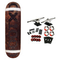 GX1000 Skateboard Complete Team OG Logo Brownish/Black Foil 8.75" x 32.625"
