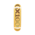 GX1000 Skateboard Deck Team OG Logo Goldish/Green 8.375" x 32.25"