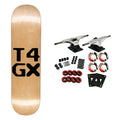 GX1000 Skateboard Complete T4 Natural 8.625" x 32.125"