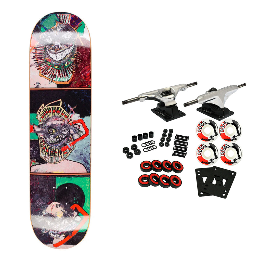 GX1000 Skateboard Complete Krull Faces 8.375" x 32.25"