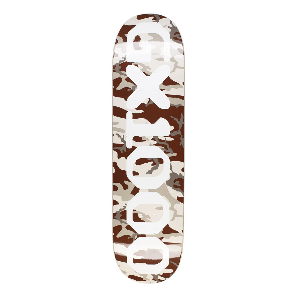 GX1000 Skateboard Complete OG Logo Camo/White 8.375" x 32.25"