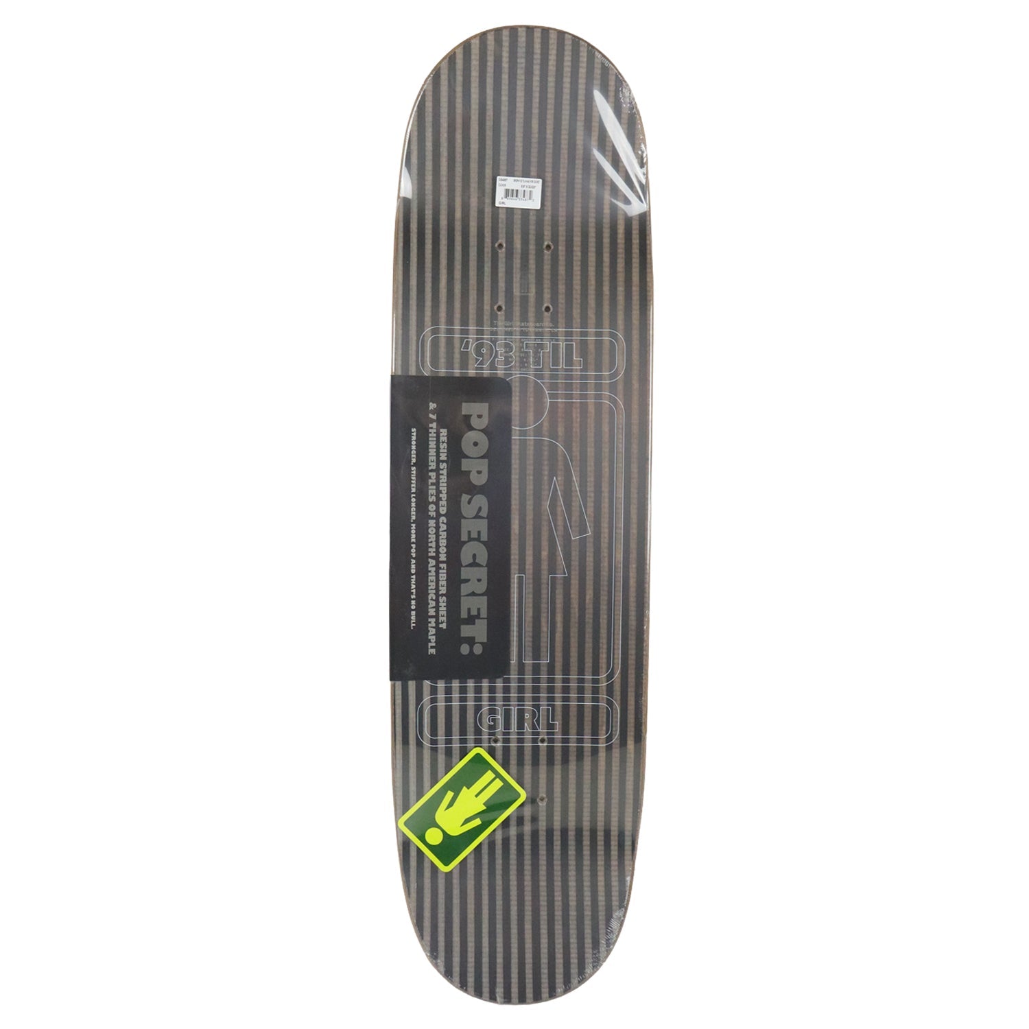 Girl Skateboard Deck Brophy 93 Til Pop Secret 8.8" x 32.265"