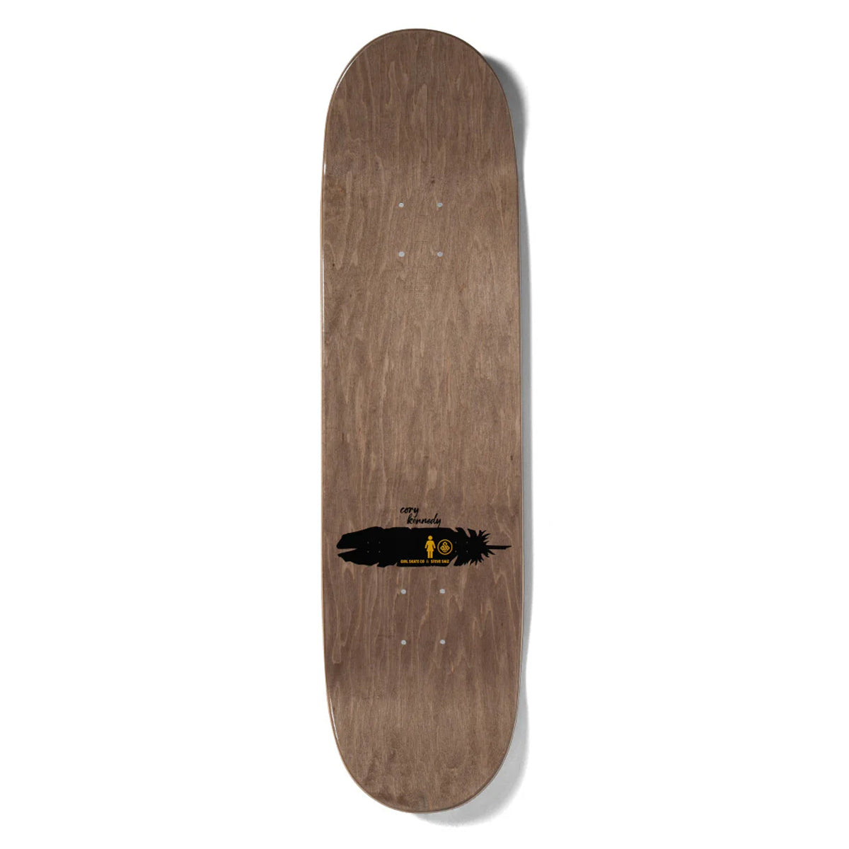 Girl Skateboard Deck (Assorted) Kennedy Saiz Feather 8.5" x 31.75"