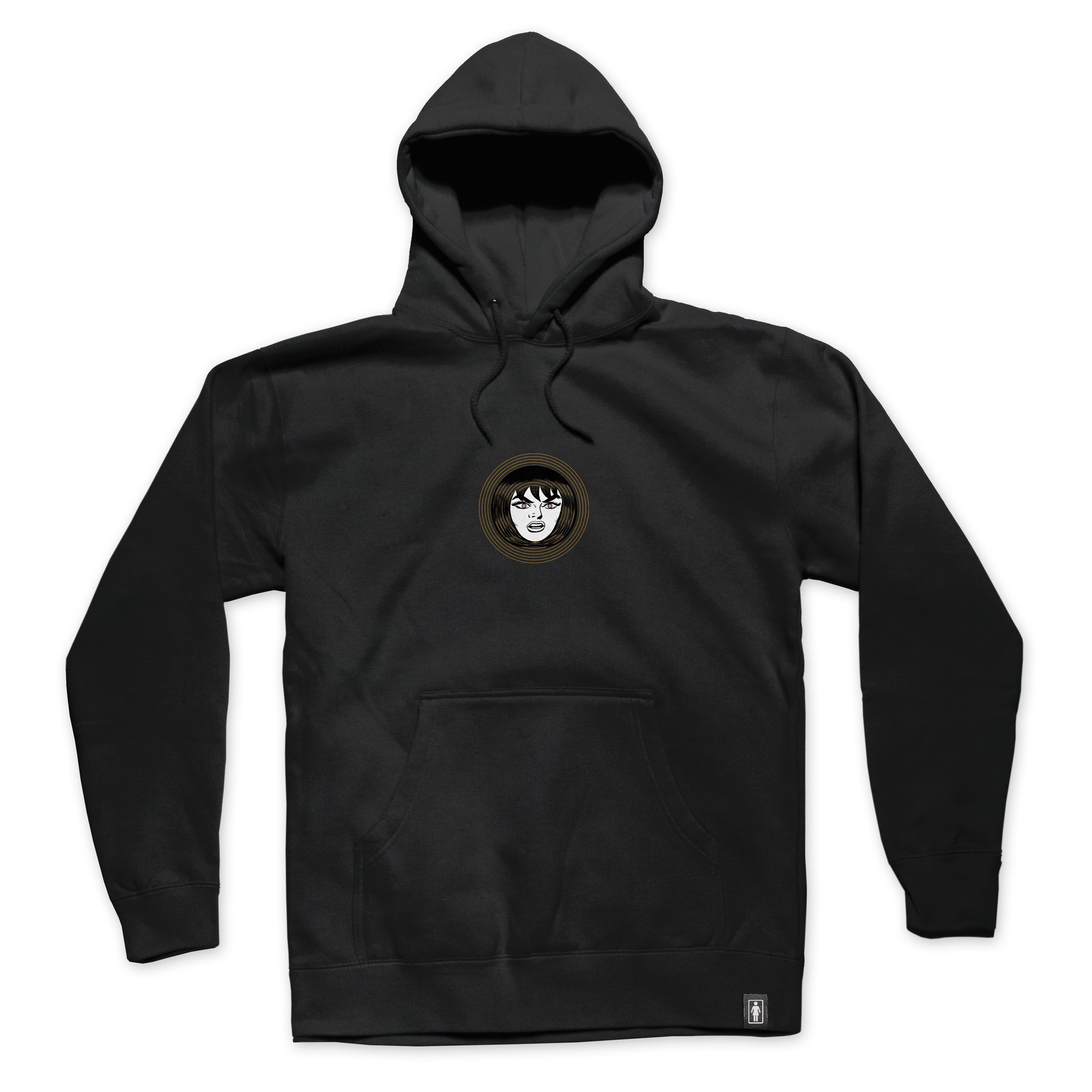 Girl Skateboards Hoody Hypno Girl Black