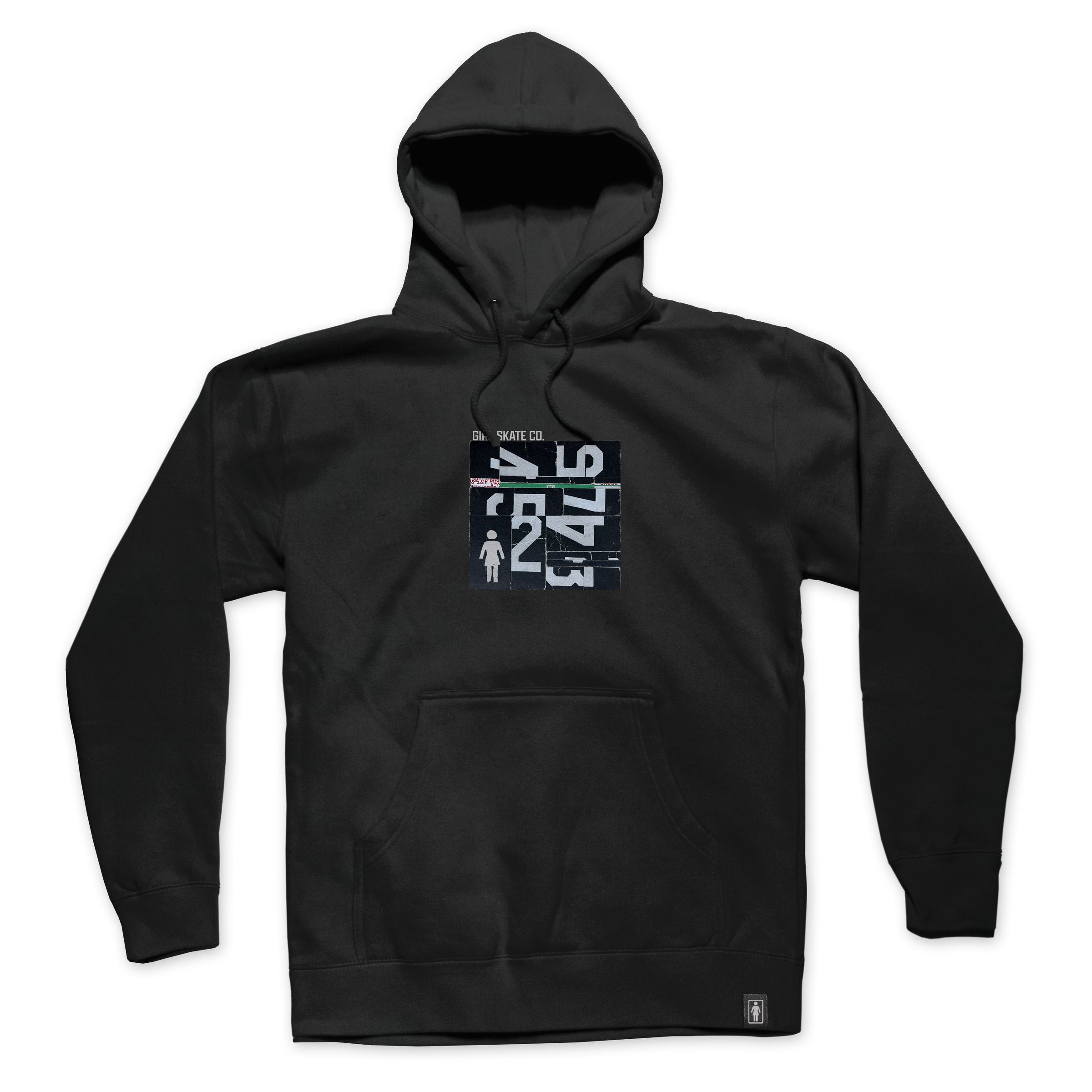 Girl Skateboards Hoody Puzzle Heavy Black