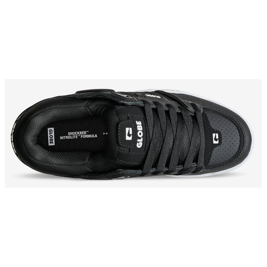 Globe Skateboard Shoes Fusion Black/White/Gum