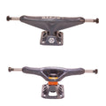 Grind King Skateboard Trucks Locker 2 9.5" Axle Battleship Grey (Pair)