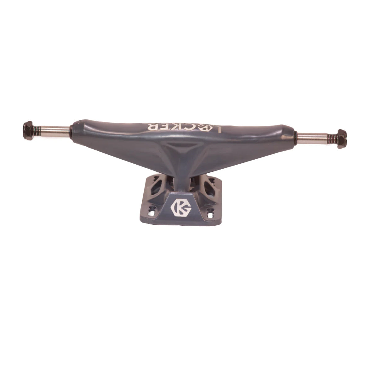 Grind King Skateboard Trucks Locker 2 8.75" Axle Battleship Grey (Pair)