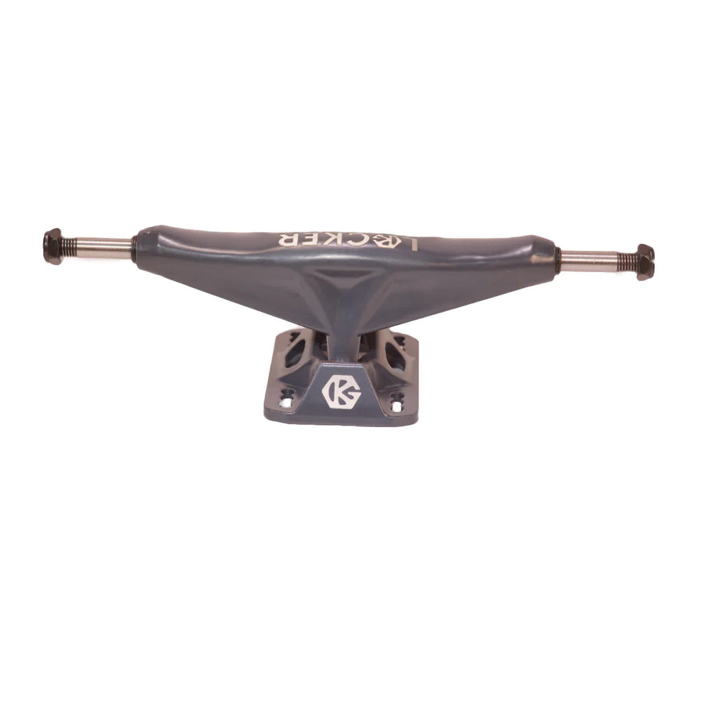 Grind King Skateboard Trucks Locker 2 8.5" Axle Battleship Grey (Pair)