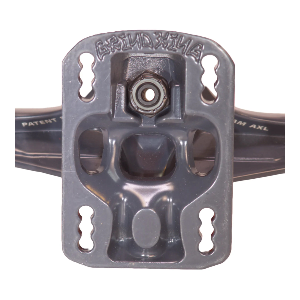 Grind King Skateboard Trucks Locker 2 8.0" Axle Battleship Grey (Pair)