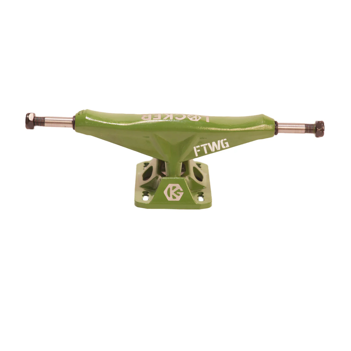 Grind King Skateboard Trucks Locker 2 9.5" Axle Army (Pair)