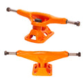 Grind King Skateboard Trucks Locker 2 9.5" Axle Orange (Pair)