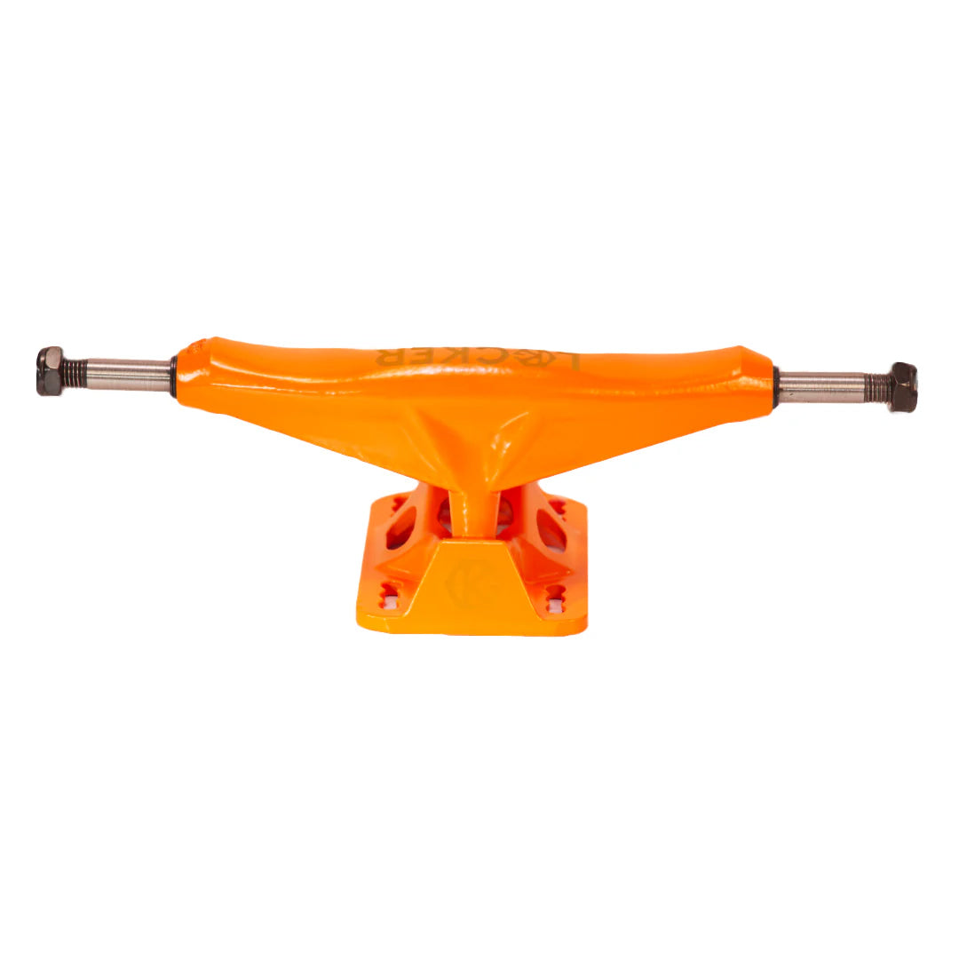 Grind King Skateboard Trucks Locker 2 8.5" Axle Orange (Pair)