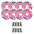 Labeda Grit Evo Outdoor Roller Hockey Wheels - 8-Pack with Evo Spacers - Choose Size