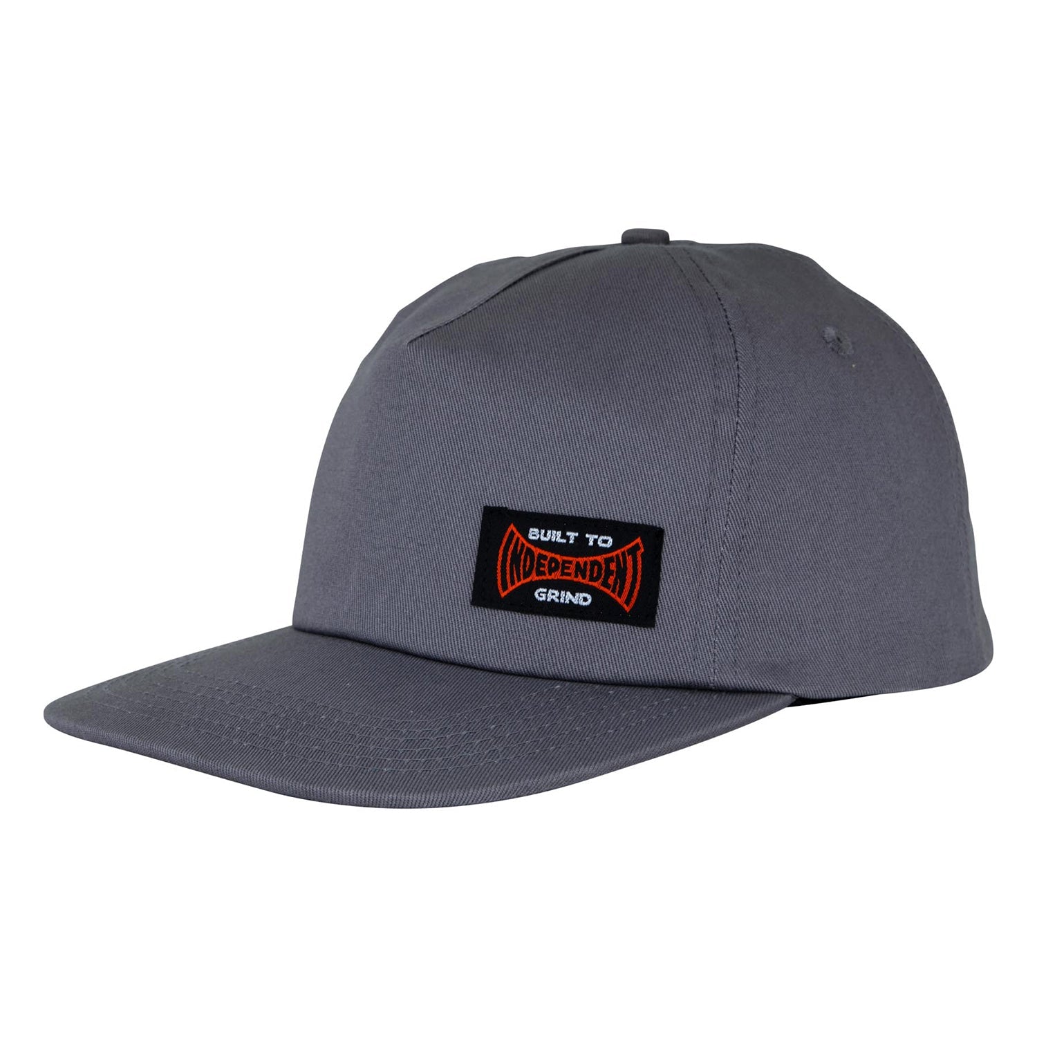 Independent Trucks Hat Built To Grind Snapback Charcoal
