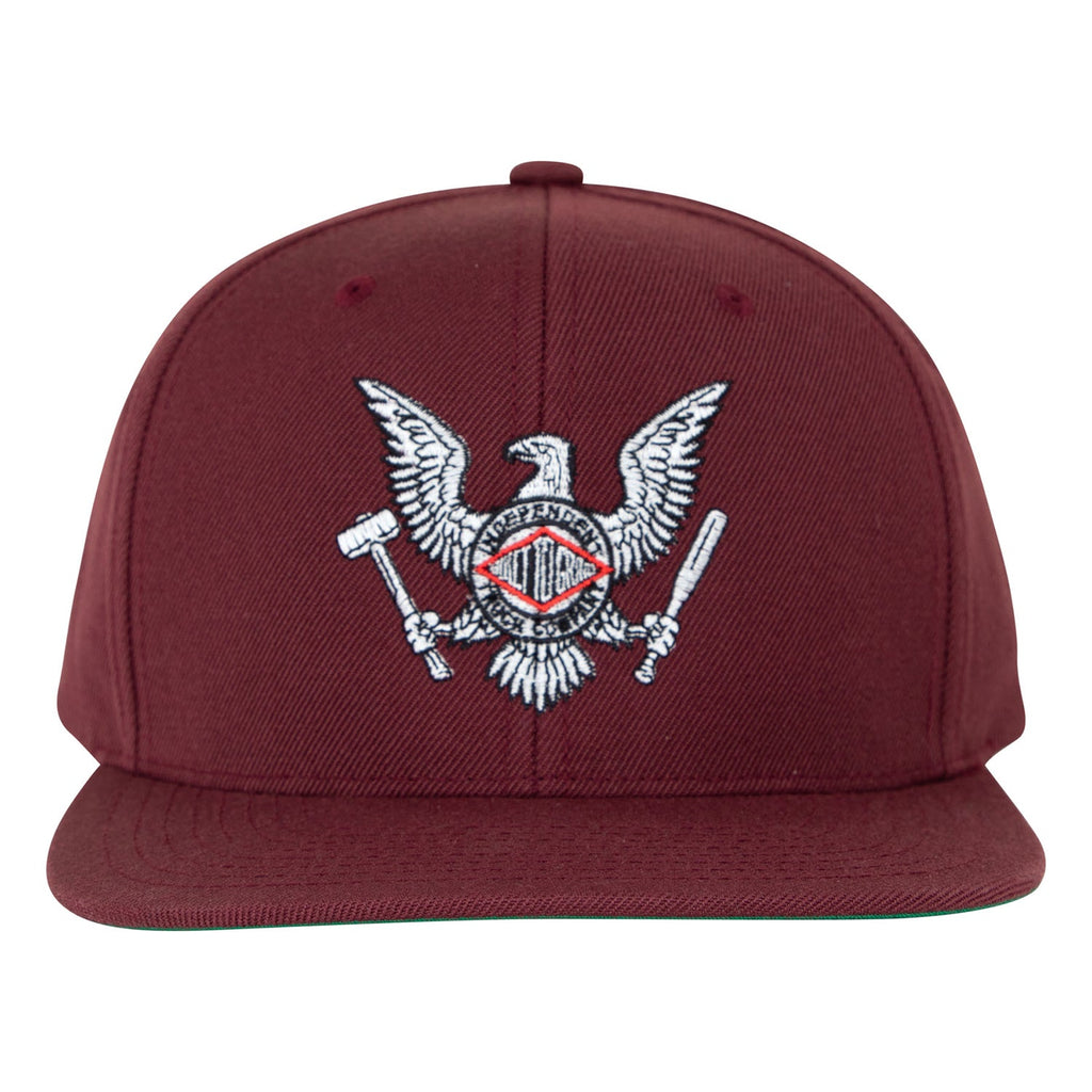 Independent Trucks Hat Tools of the Trade Snapback Maroon