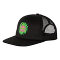Slime Balls Wheels Hat Logo Mesh Trucker Black/Black