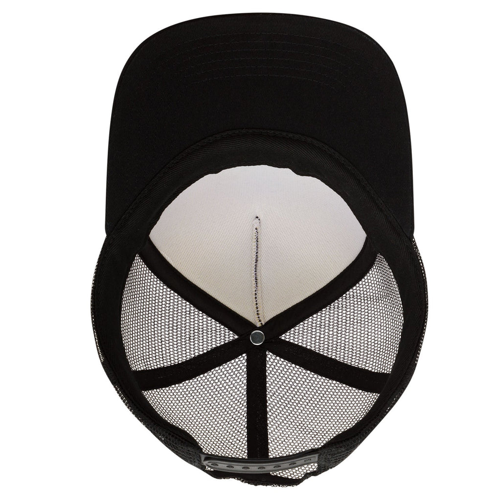 Slime Balls Wheels Hat Logo Mesh Trucker Black/Black