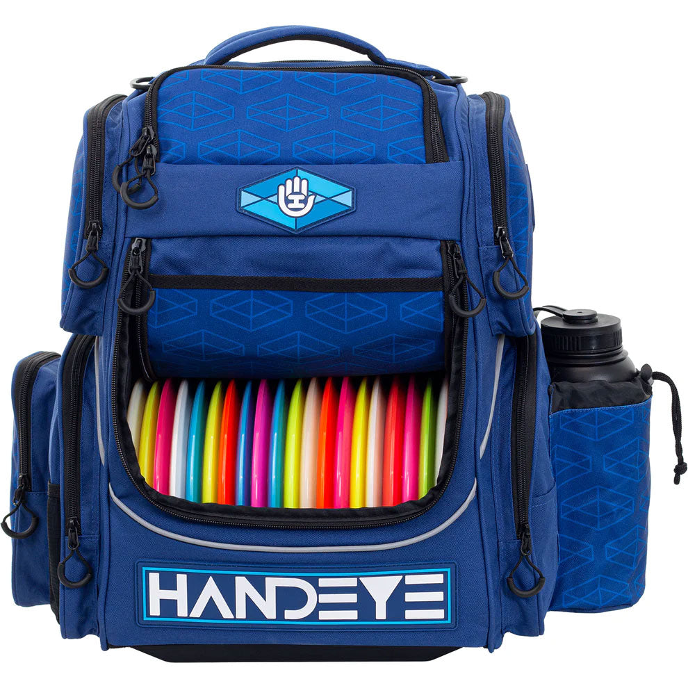 Handeye Disc Golf Backpack Bag Mission Rig - Holds 21 Discs - Choose Color