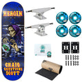 Heroin Premium Complete Skateboard Craig Questions KO2 Fortune Teller 9.25" Ft. Krux/Spitfire/Quantum