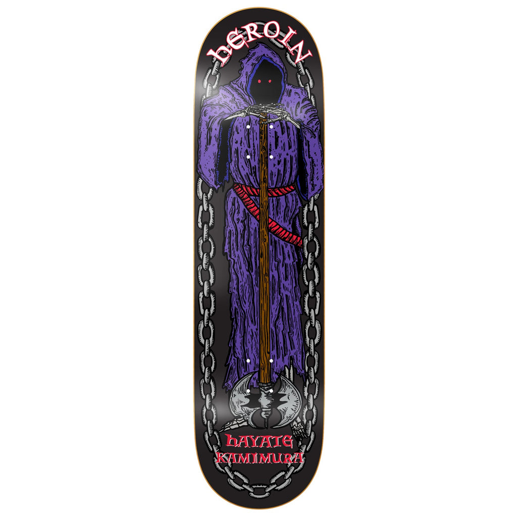 Heroin Skateboard Complete Hayate KO2 Axe Man 8.25" x 31.9"