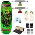Heroin Premium Complete Skateboard Swampy KO2 Slime Face 10.6" Ft. Ace/OJ/Quantum