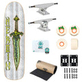 Heroin Premium Complete Skateboard Sword 9.0" Ft. Krux/OJ/Quantum