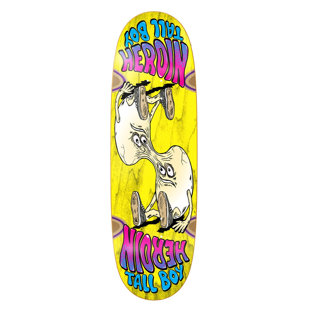 Heroin Premium Complete Skateboard Merged Tall Boy 10.25" Ft. Ace/OJ/Quantum