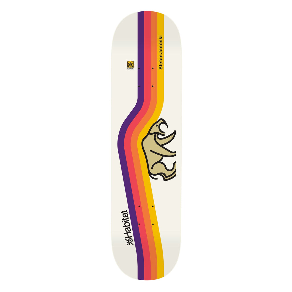 Habitat Skateboard Complete Stefan Janoski Saber White 8.125" x 31.75"