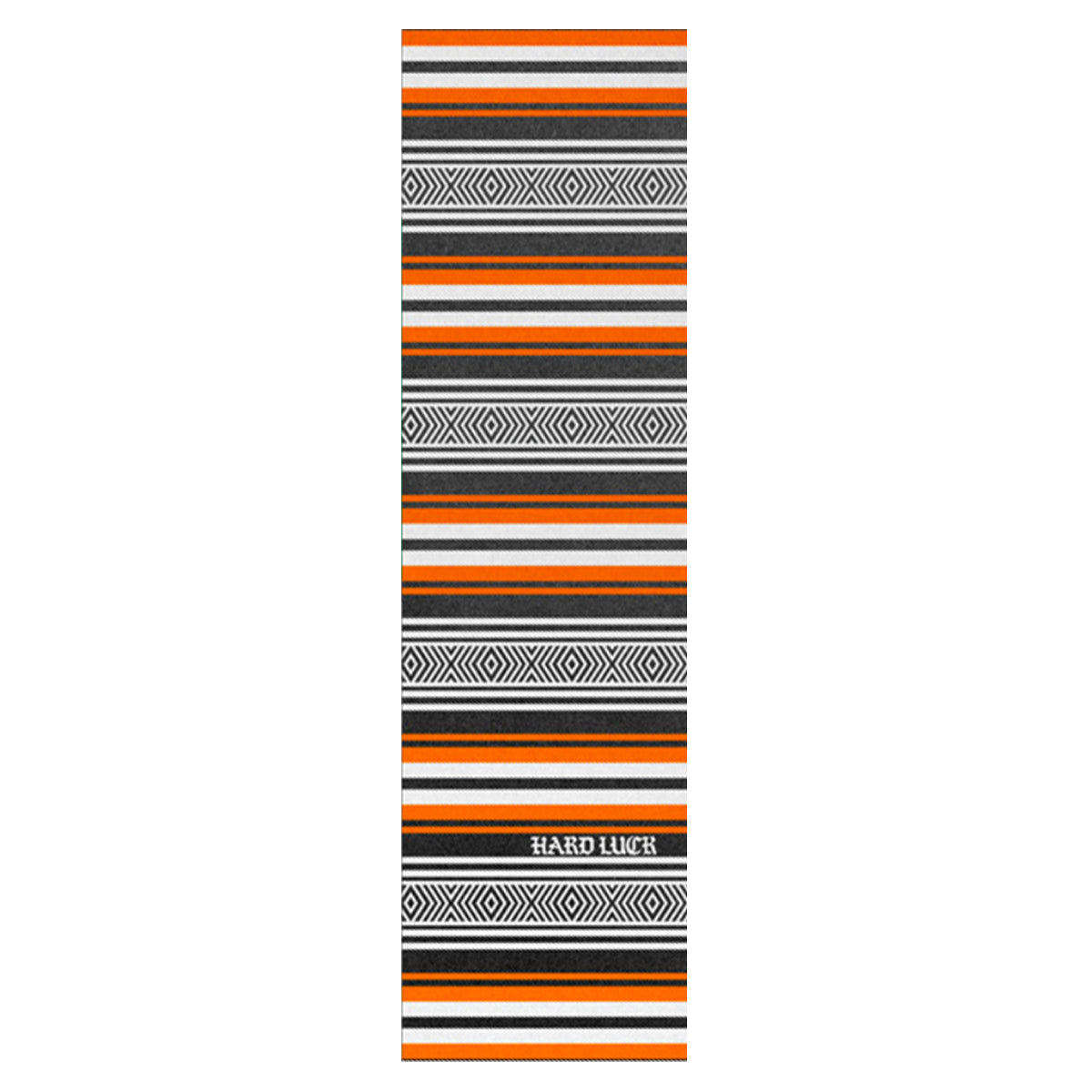Hard Luck Skateboard Griptape Black/Orange 9" x 33"