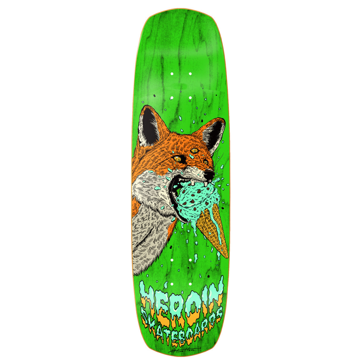 Heroin Skateboard Complete Hayate Fox Shovel Assorted 8.88" x 31.4"