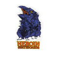 Heroin Skateboard Sticker Nolan Crow Night 3.5" x 5.5"