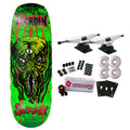 Heroin Skateboard Complete Swampy KO2 Slime Face 10.6" x 32.1"